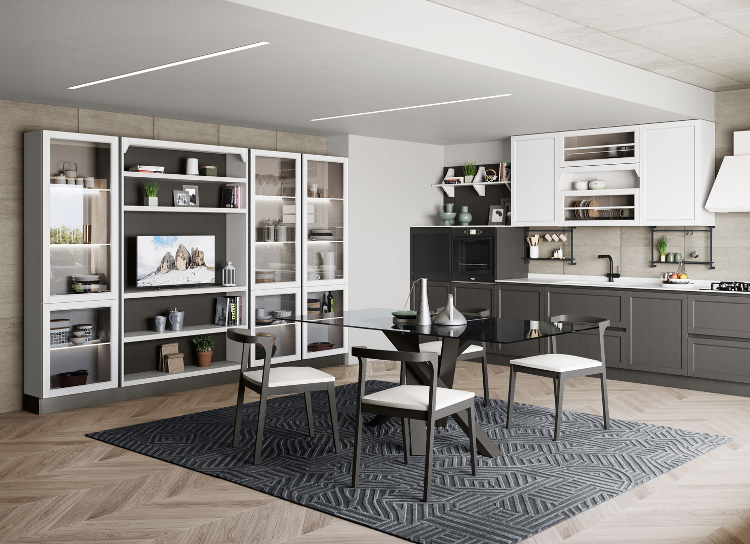 Contempo finiture Grigio Lava